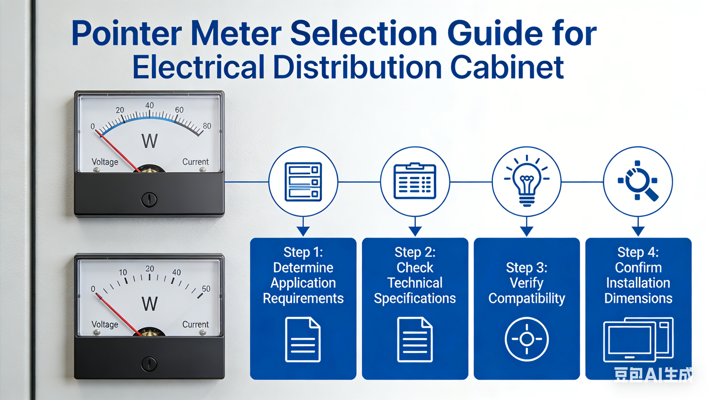 Latest company Cases about Selection Guide for Pointer Instruments on Distribution Cabinets