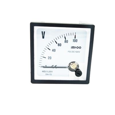 Mua Đồng hồ đo điện áp DC cuộn dây di động 72x72, Đồng hồ đo điện áp tương tự, Đồng hồ đo dòng điện online manufacture