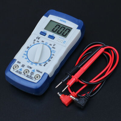 kopen AC DC Ammeter Voltmeter Handmatig Bereik Transistor Tester Ohm Capaciteit Diode DT9205A online manufacture