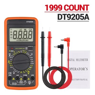 comprar 1000V 10A AC DC Contador de tensión de corriente, resistencia de la capacidad, diodo de prueba de continuidad online manufacture