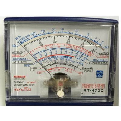 Beli 472C Multimeter Analog Meter Rentang Pengukuran Tegangan 0.1-1000V online manufacture