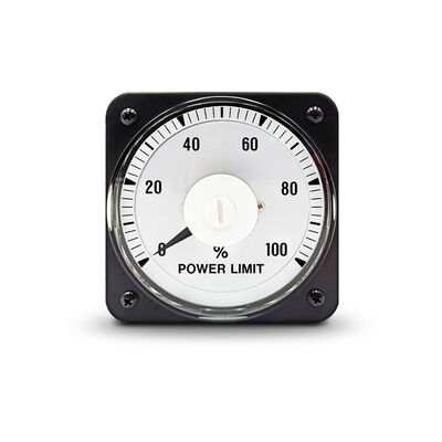 acheter Compteur de puissance analogique en acier zinc plat robuste avec découpage de 101 mm pour les applications maritimes et pétrolières online manufacture