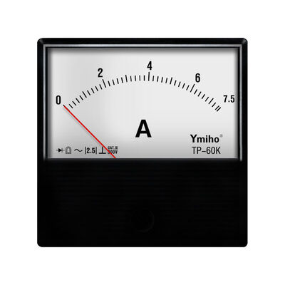comprar Amperímetro de panel analógico Ymiho TP-60K 7,5 A para máquinas de soldadura y equipos de distribución, reemplazable con modelos Yokogawa/Kangbi, alta precisión clase 2,5 online manufacture